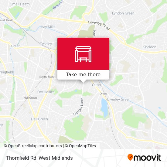 Thornfield Rd map