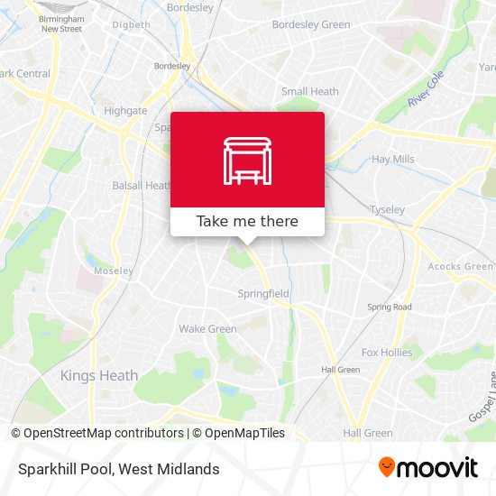 Sparkhill Pool map