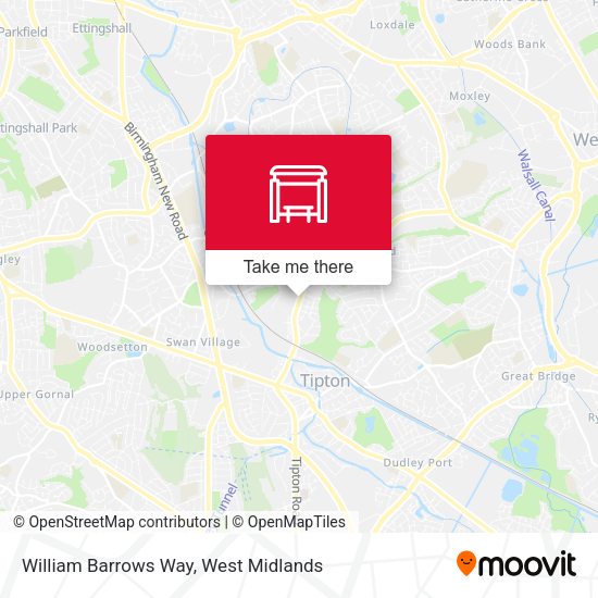 William Barrows Way map
