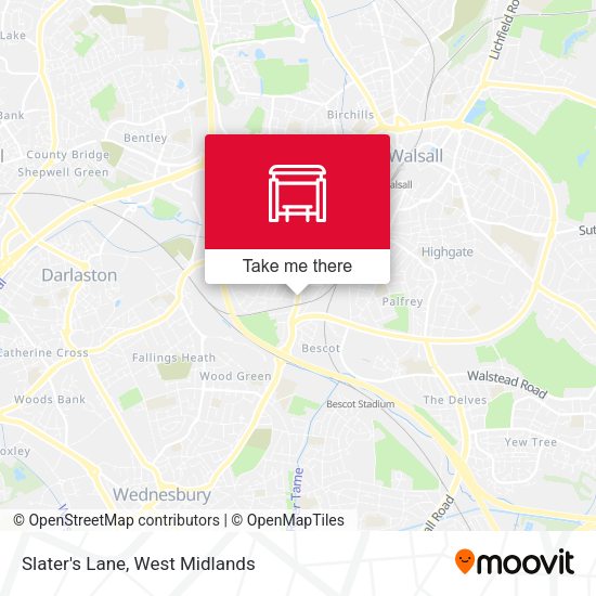 Slater's Lane map
