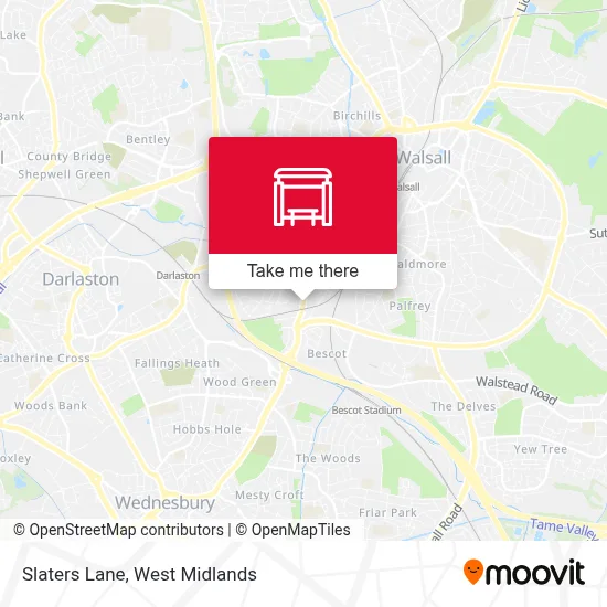 Slaters Lane map