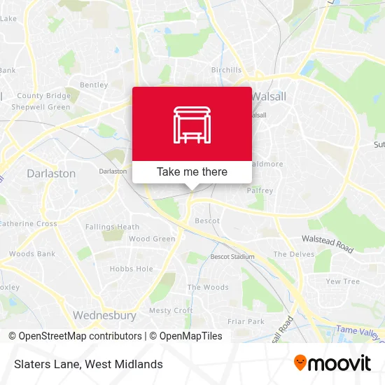 Slaters Lane map