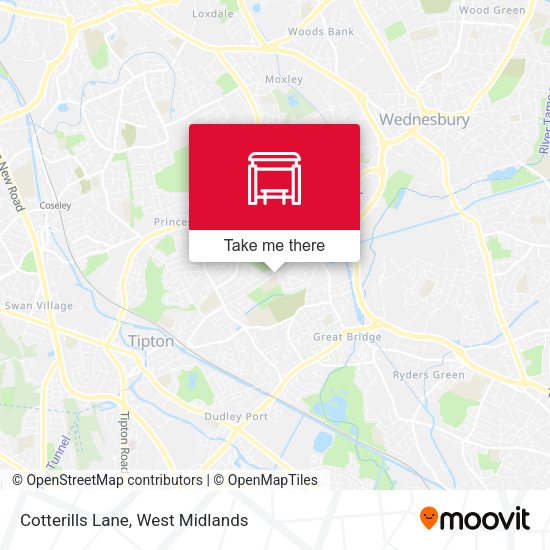 Cotterills Lane map
