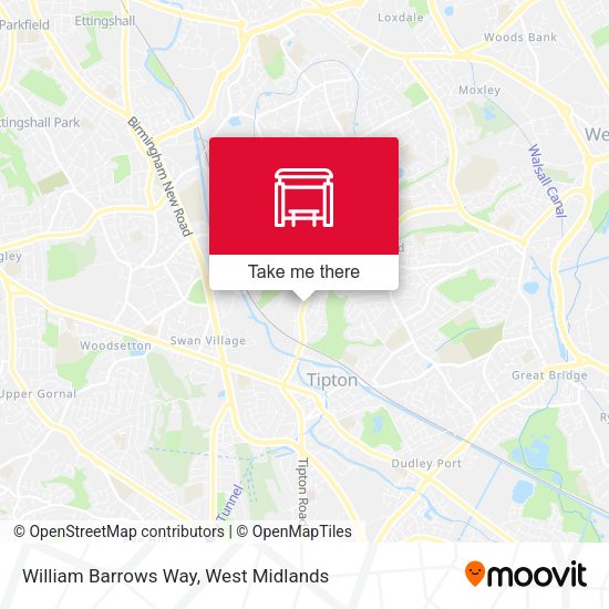 William Barrows Way map
