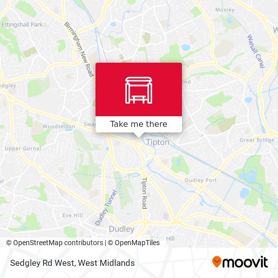 Sedgley Rd West map