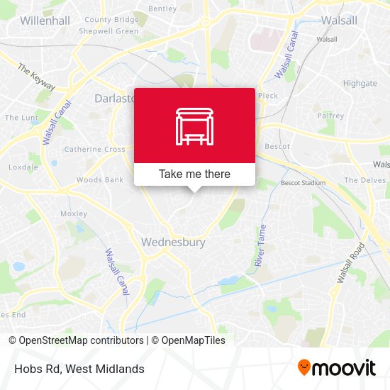 Hobs Rd map