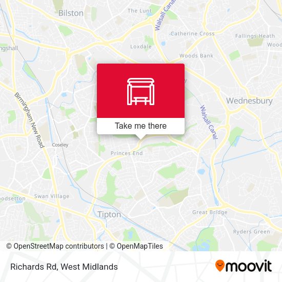 Richards Rd map