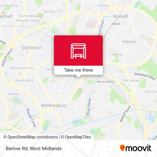 Barlow Rd map