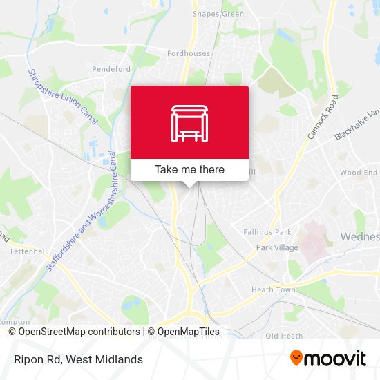 Ripon Rd map