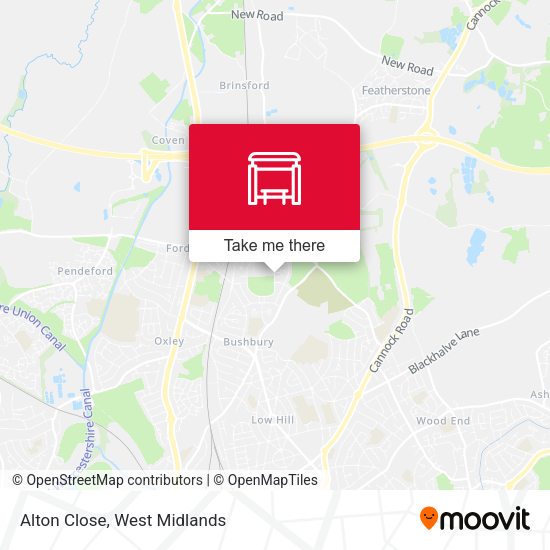 Alton Close map