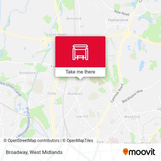Broadway map