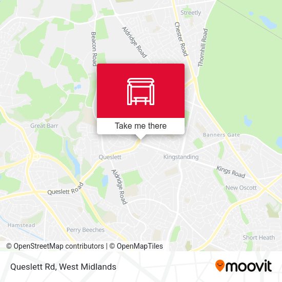 Queslett Rd map