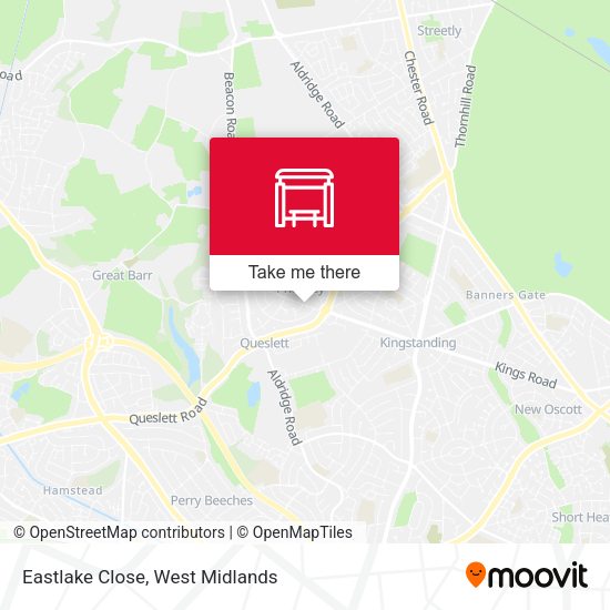 Eastlake Close map