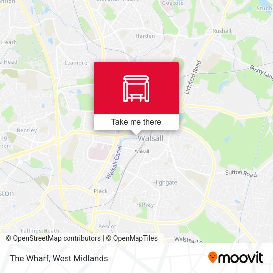 The Wharf map