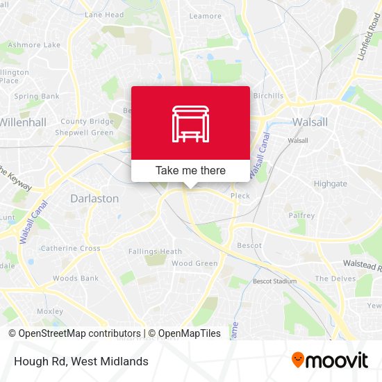 Hough Rd map