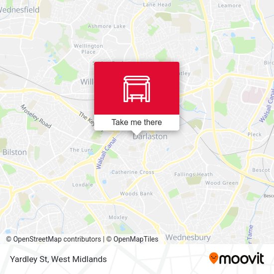 Yardley St map