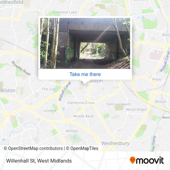 Willenhall St map