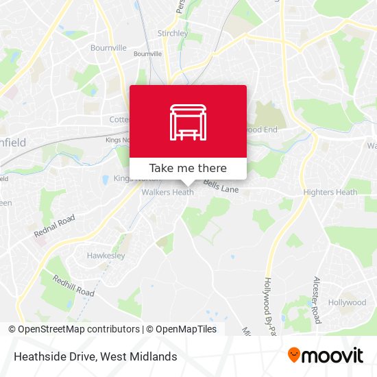 Heathside Drive map