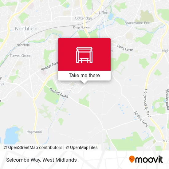 Selcombe Way map