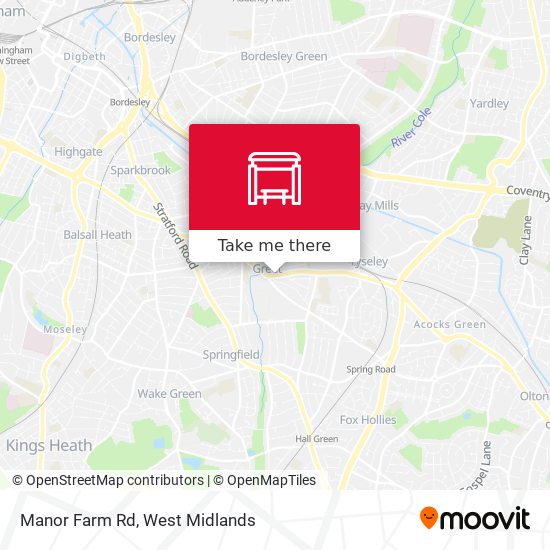 Manor Farm Rd map