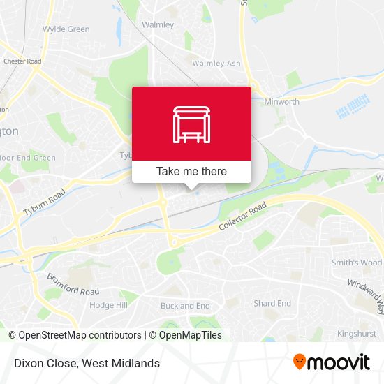 Dixon Close map