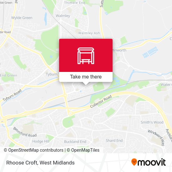 Rhoose Croft map