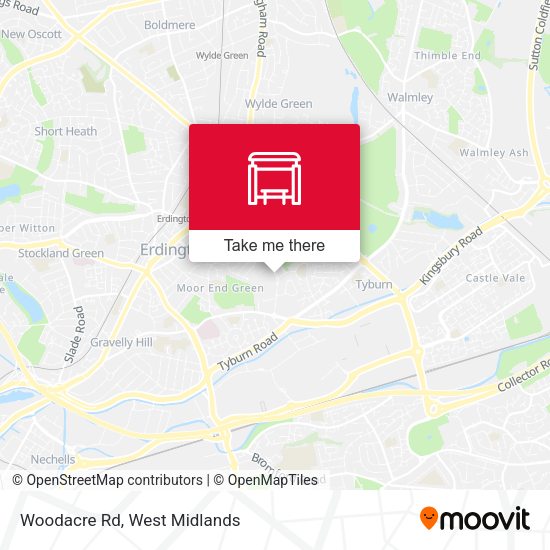 Woodacre Rd map