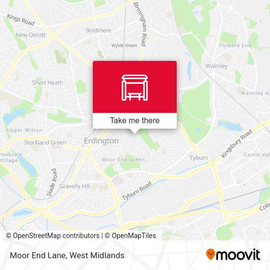 Moor End Lane map