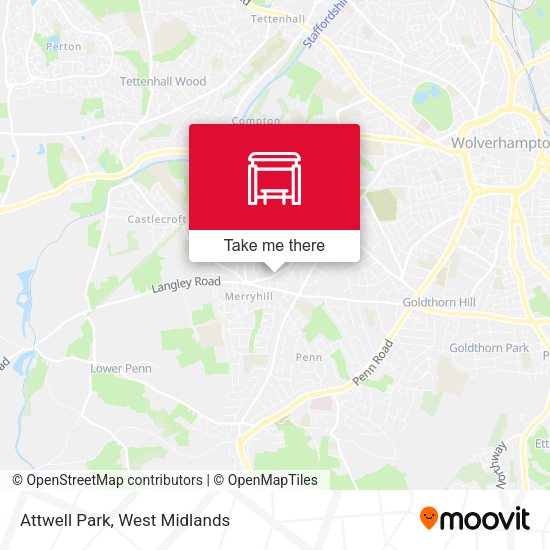 Attwell Park map