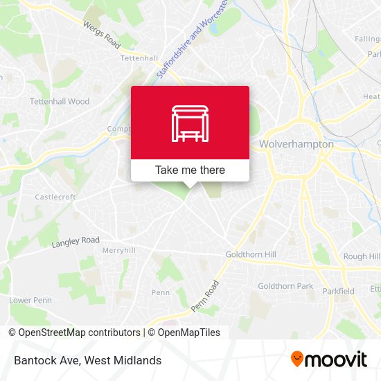 Bantock Ave map