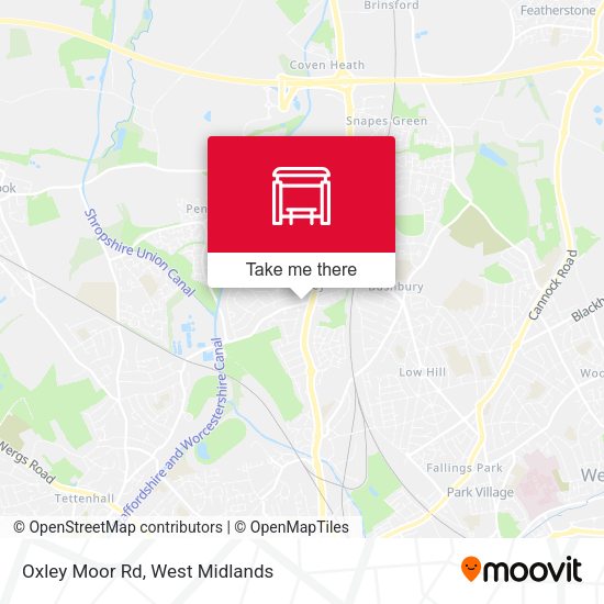 Oxley Moor Rd map