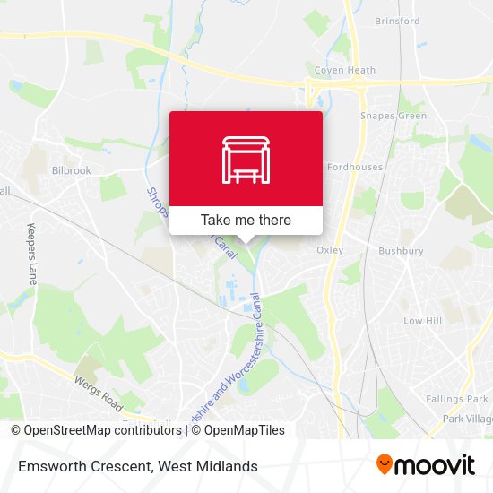 Emsworth Crescent map