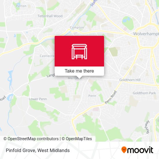 Pinfold Grove map