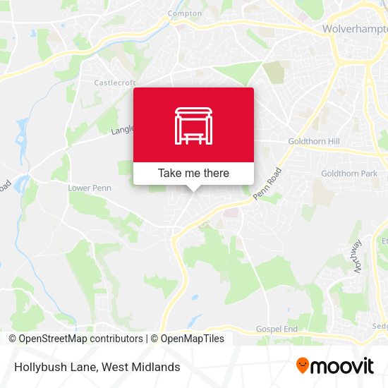 Hollybush Lane map
