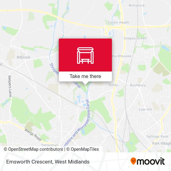 Emsworth Crescent map