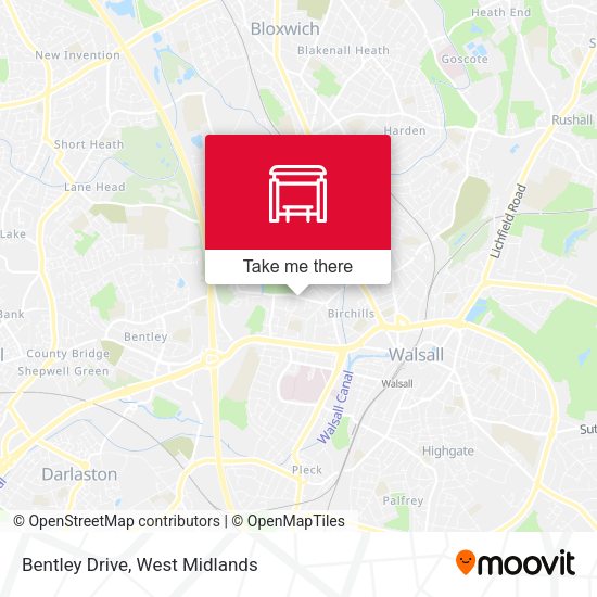 Bentley Drive map