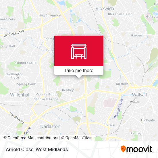 Arnold Close map