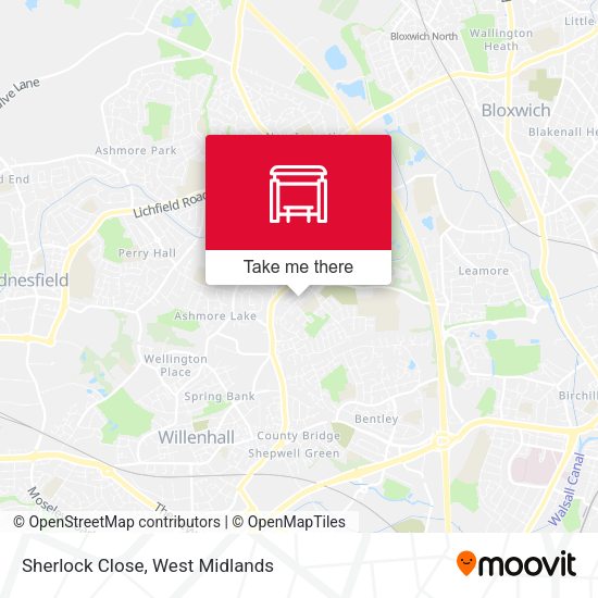 Sherlock Close map