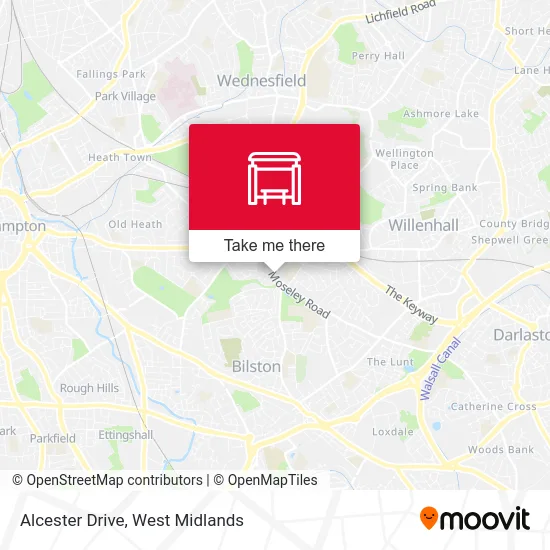 Alcester Drive map