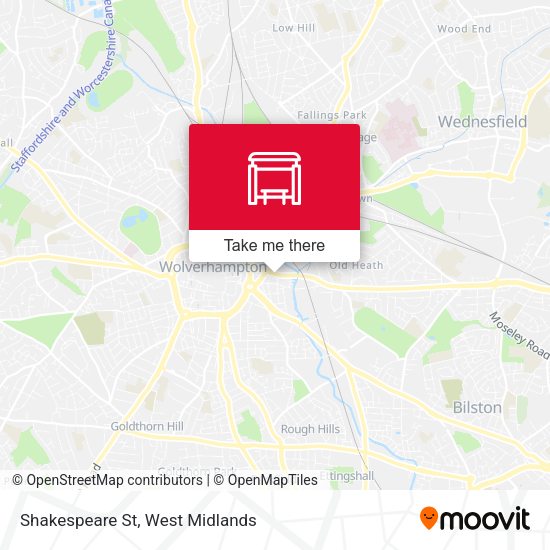 Shakespeare St map