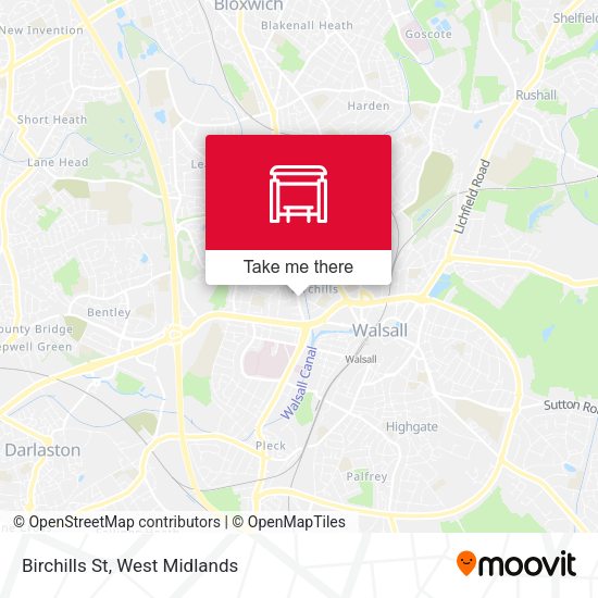 Birchills St map
