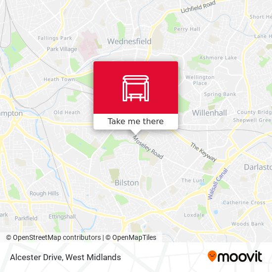 Alcester Drive map