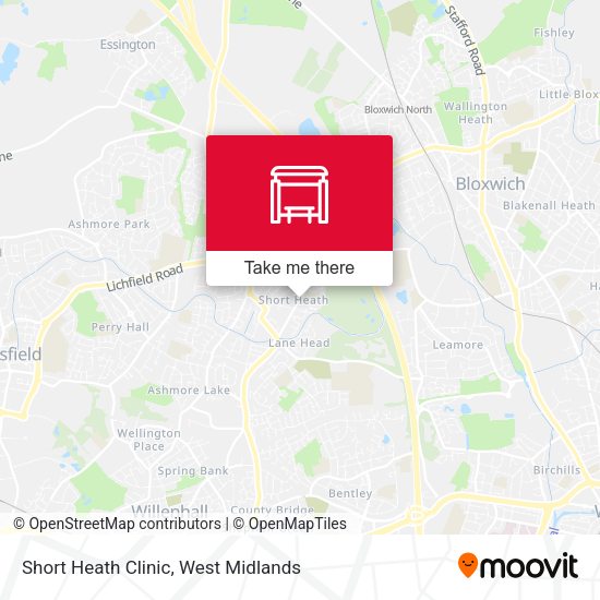 Short Heath Clinic map