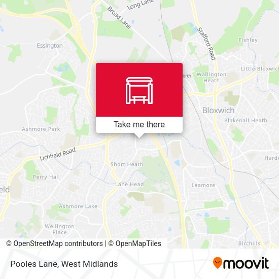 Pooles Lane map