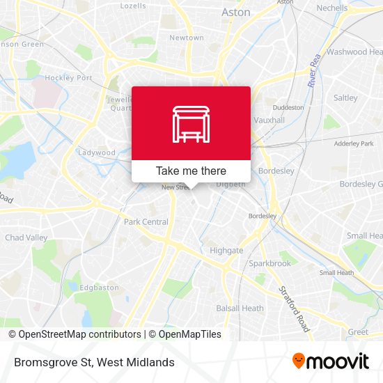 Bromsgrove St map