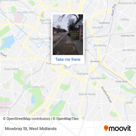 Mowbray St map