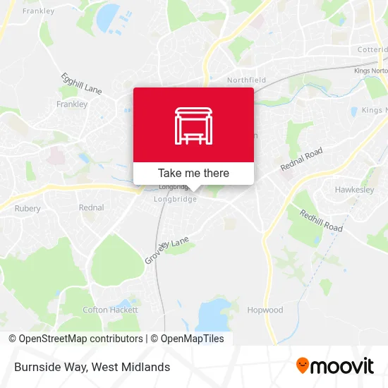 Burnside Way map