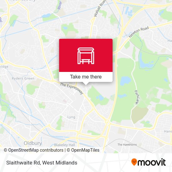 Slaithwaite Rd map