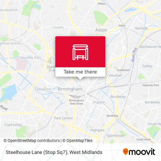 Steelhouse Lane (Stop Sq7) map