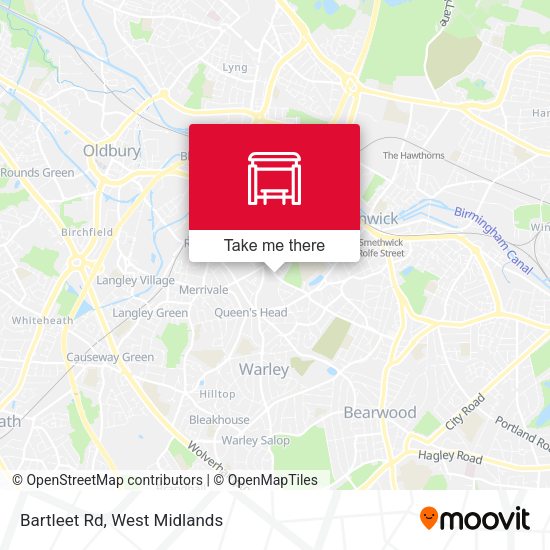 Bartleet Rd map